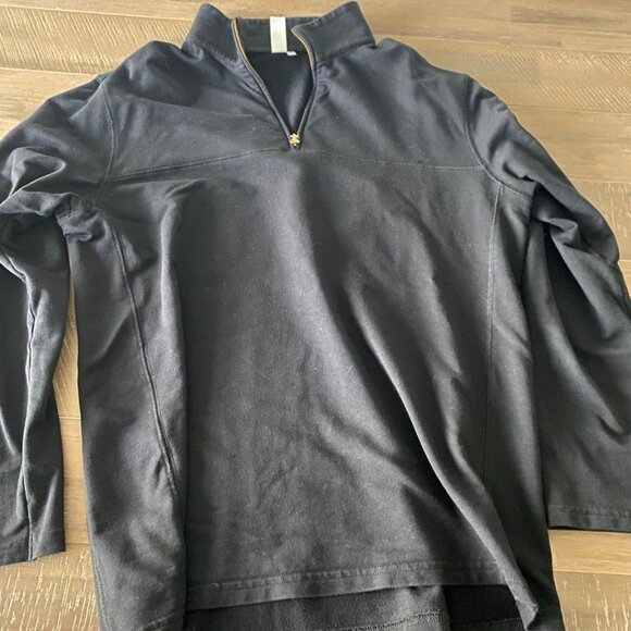 State & Liberty Men's Quarter-Zip - Black - Large - Picture 1 of 2